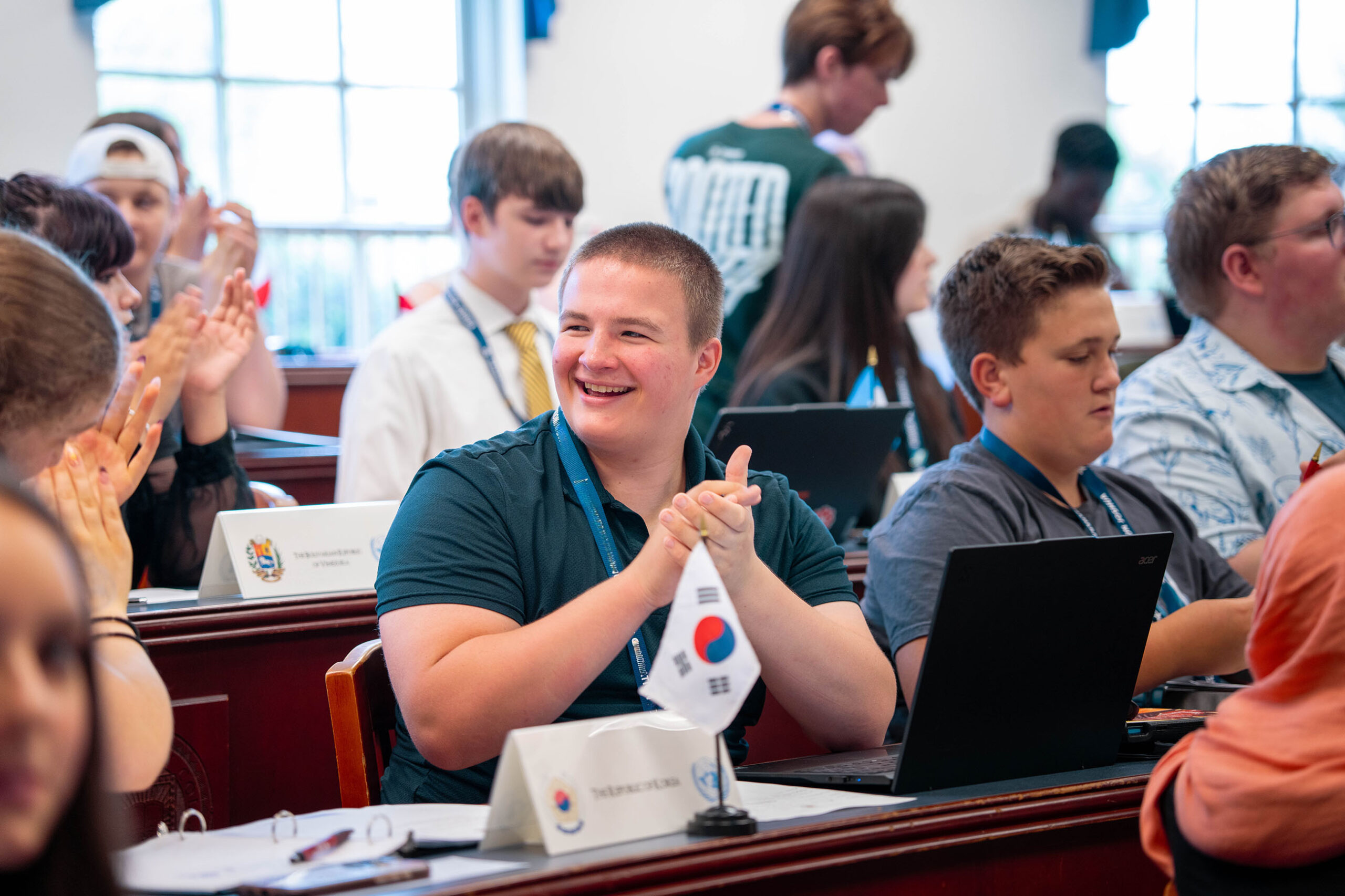 Students engaged in classroom
