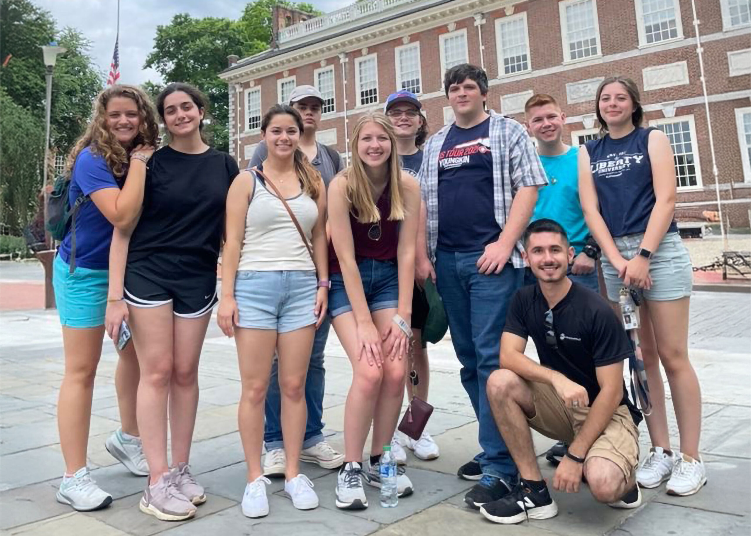 Summer interns exploring together